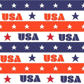 usa Stars and Stripes fabric 