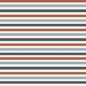 SMALL USA Stripes fabric red white and blue 