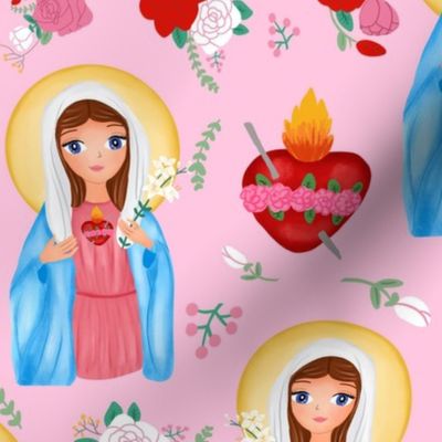 Immaculate Heart of Mary_Pattern