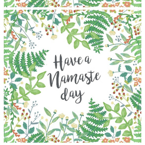 Foliage Frame Namaste Day Cut And Sew