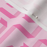 Geometric Ribbons - Pink