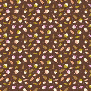 Acorns-Dark Brown