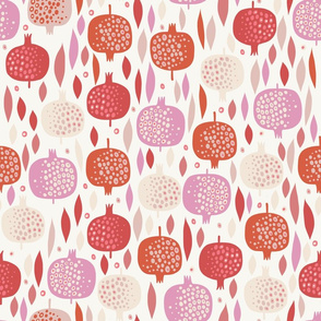 Pomegranate-Red and pink