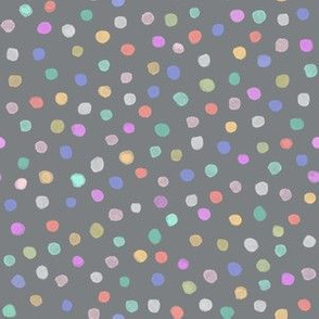 Spciy Dots Pastel Gray