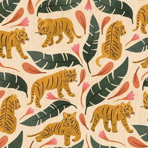 Jungle Cats, Earthy Colours
