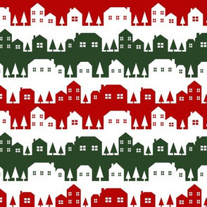 Red, White, and Green Houses