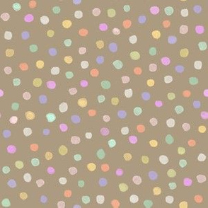 Spciy Dots Pastel Tan