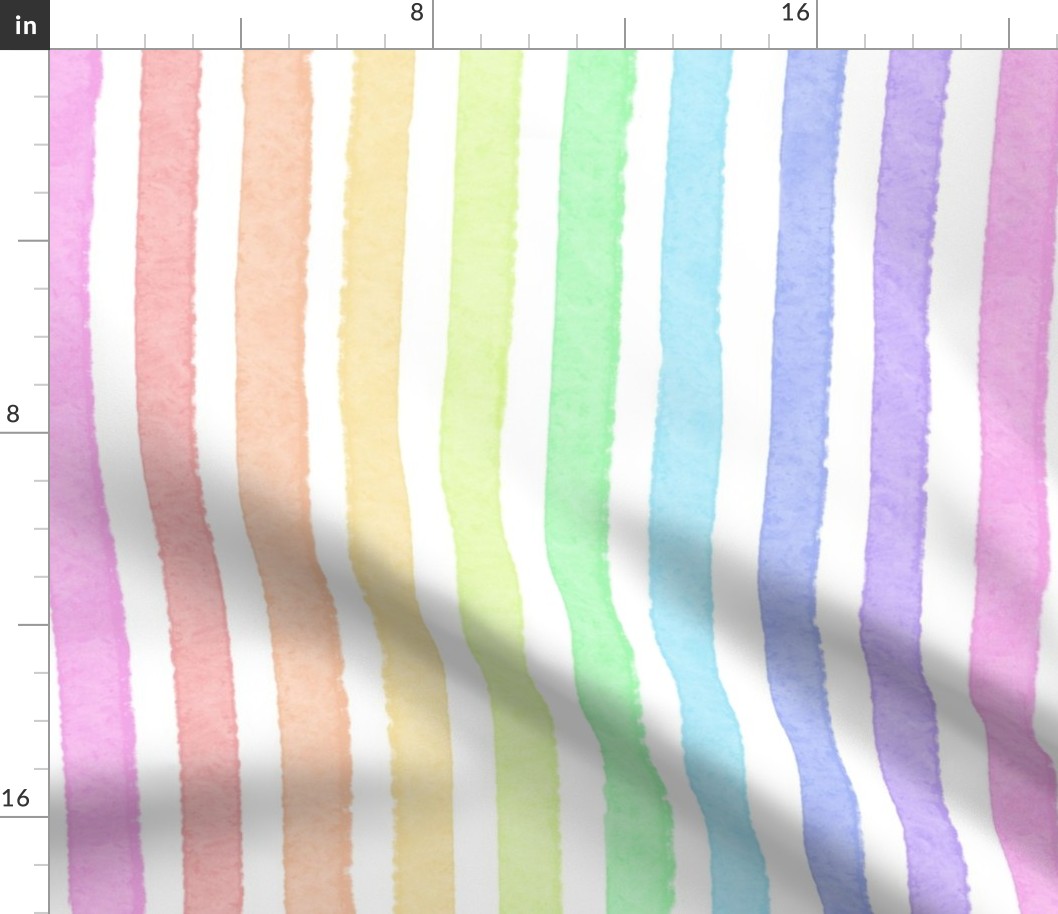 Sweet Pastel Stripe LARGE