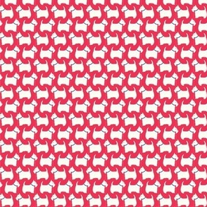 Scottie Dog Love extra small scale in red by Pippa Shaw