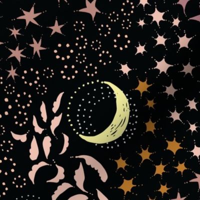 Moon Among the Stars - Desert Pinks Version