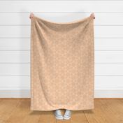 Chennai - Vintage Boho Geometric - Textured Peach Large Scale