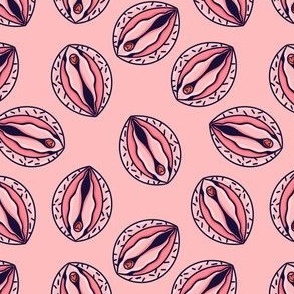 Woman Art Natural Vagina Vulva Period Body Parts Spoonflower Fabric by the Yard 