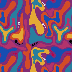 Lava Lamp - 70's Inspired Abstract