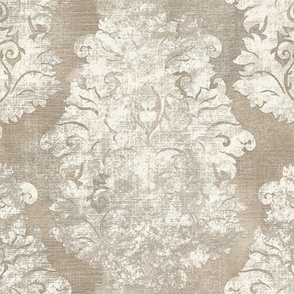 Antique Damask Beige