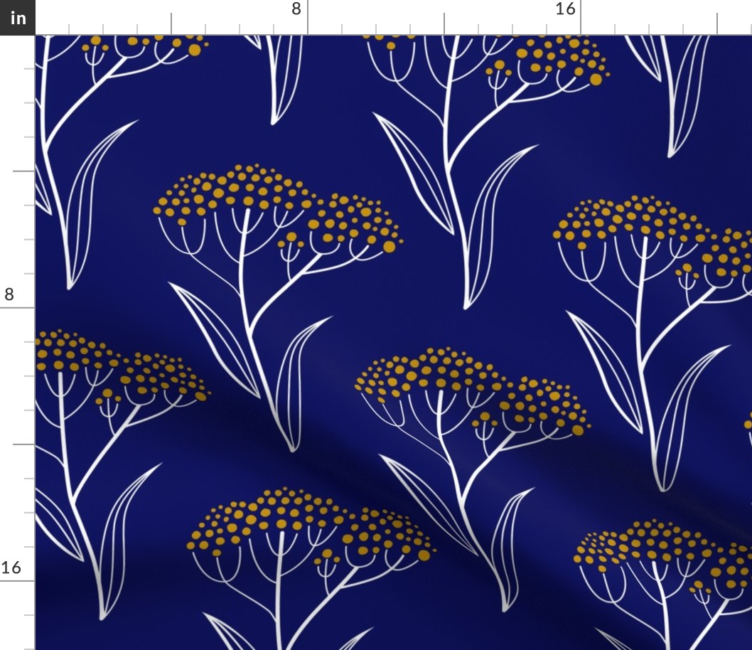 wild grasses darkblue