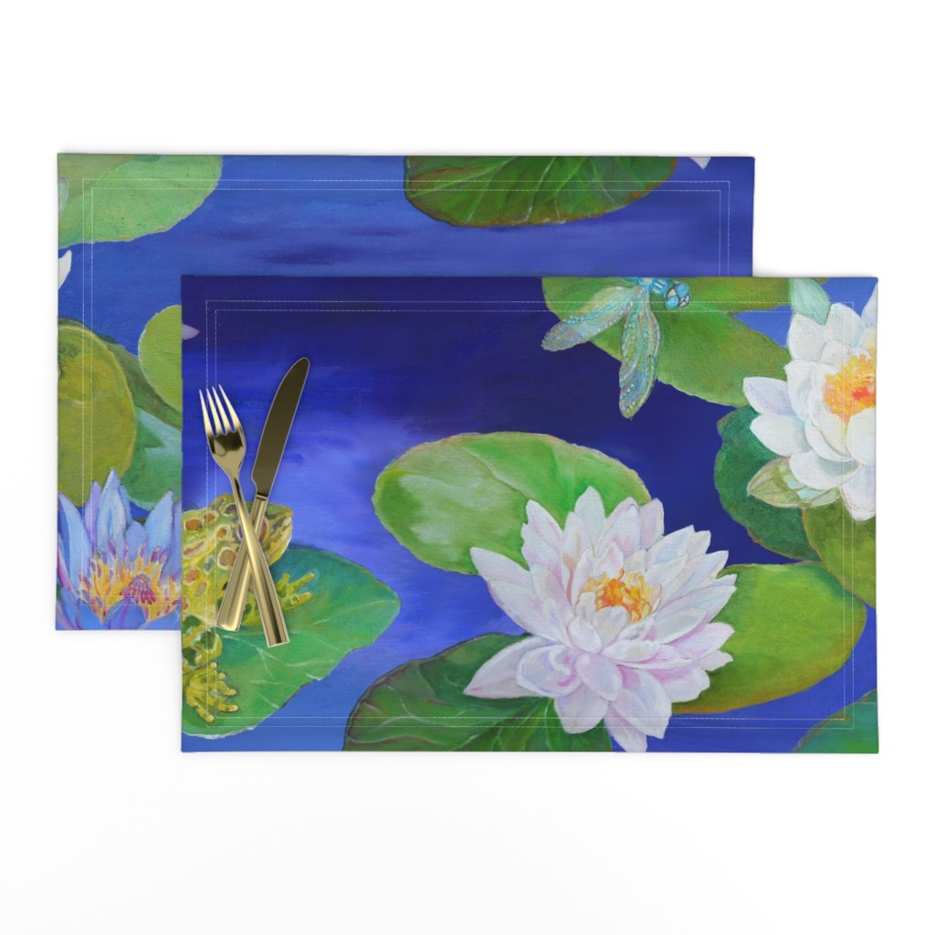 Midnight Blue Lily Pond