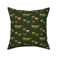 fleet footed greyhounds, green, yellow