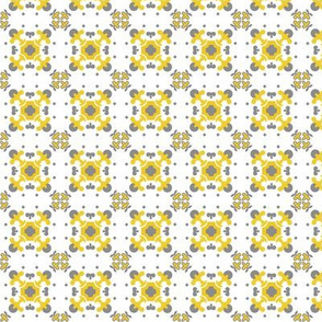 Azulejos Portuguese tile floor pattern 06