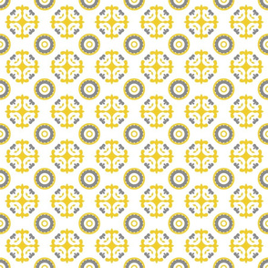 Azulejos Portuguese tile floor pattern 18