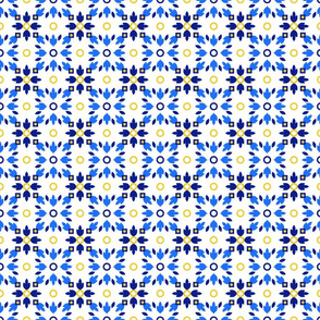 Azulejos Portuguese tile floor pattern 21