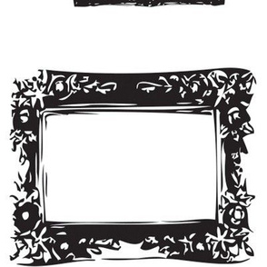 Frames Black and White EXTRA LARGE