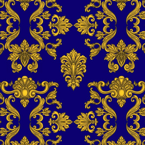 Rococo royal blue