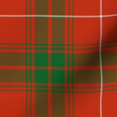 Rothesay red double tartan, 14" ancient  - 1840 Sobieski Stuarts
