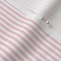 Small Pink Blush Bengal Stripe Pattern Vertical in White