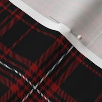 MacDonell of Glengarry red tartan, 6"  black ground