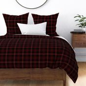 MacDonell of Glengarry red tartan, 6"  black ground