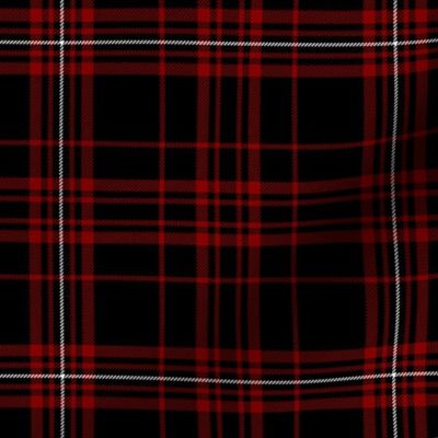 MacDonell of Glengarry red tartan, 6"  black ground