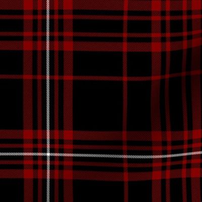 MacDonell of Glengarry red tartan, 10" black