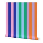 Color-blocking stripes, mix stripes, bold, colorful