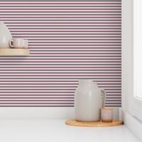 Small Pink Blush Bengal Stripe Pattern Horizontal in Mouse Grey