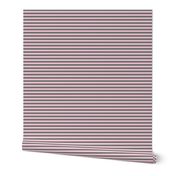 Small Pink Blush Bengal Stripe Pattern Horizontal in Mouse Grey