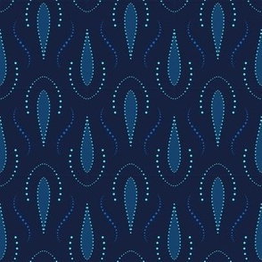 Bluedotted Drops elegant - small