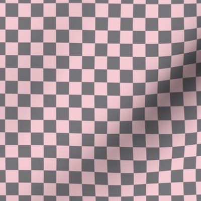 Checker Pattern - Pink Blush and 