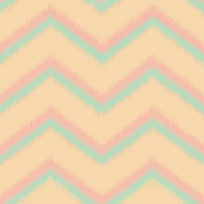 Pastel chevrons in wind