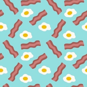 Bacon and Eggs - Blue