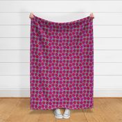 rose red roses line floral on lavender