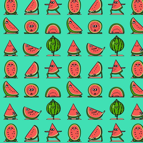 Watermelon Yoga_8x8