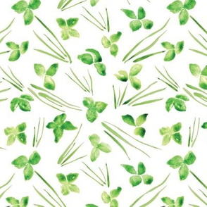 Lucky Clover White Small Scale