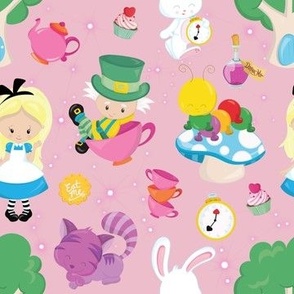 Alice In Wonderland Pink Magic