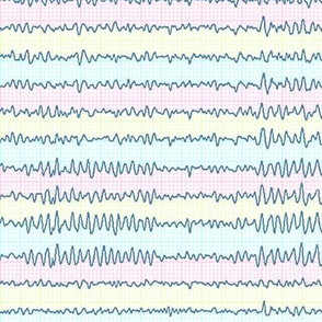 pastel blue rainbow EEG