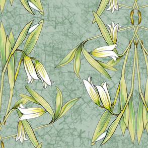 Symmetry in Wild Oats - Moss Green