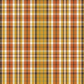 Lodge Plaid - Goldenrod Terra Cotta Regular Scale 