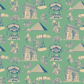 Paris Toile De Jouy Jade