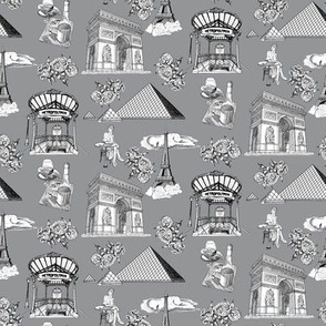 Paris Toile De Jouy ultimate gray