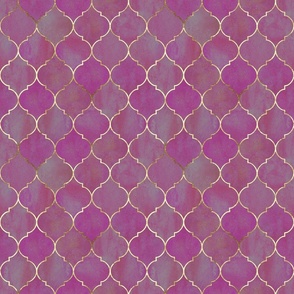 Colorful pink magenta golden moroccan texture