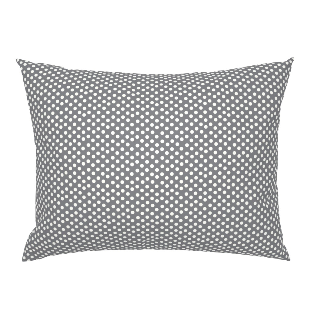 Pretty Polka Dots in Pewter